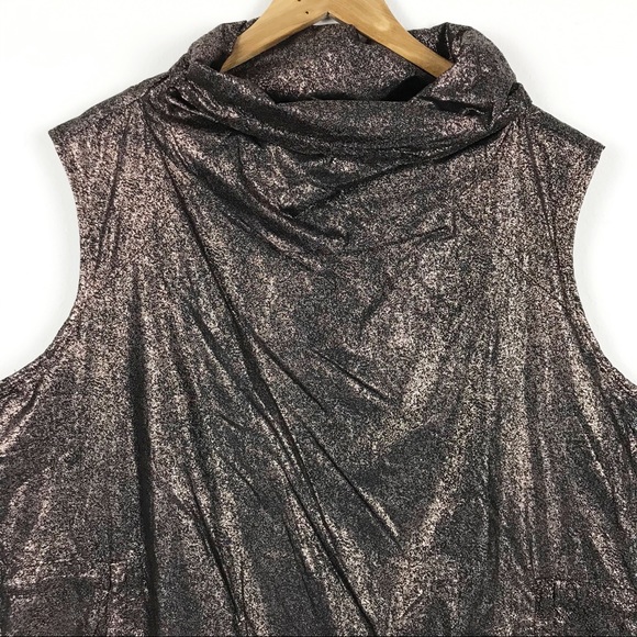 Fabletics Liora Metallic Funnel Neck Pullo… - Picture 9 of 14